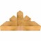 Ekena Millwork Saratoga Rough Sawn Timber Gable Bracket, Western Red Cedar, 36"W x 21"H x 6"D x 6"F, 14/12 Pitch GBW036X21X0606SAR00RWR - alternate 4